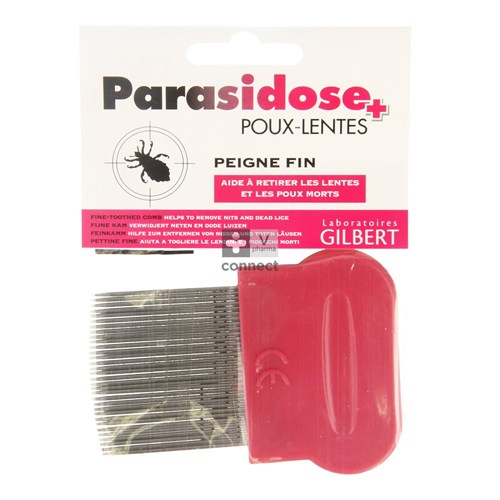 Parasidose Peigne Fin Poux/Lentes Acier