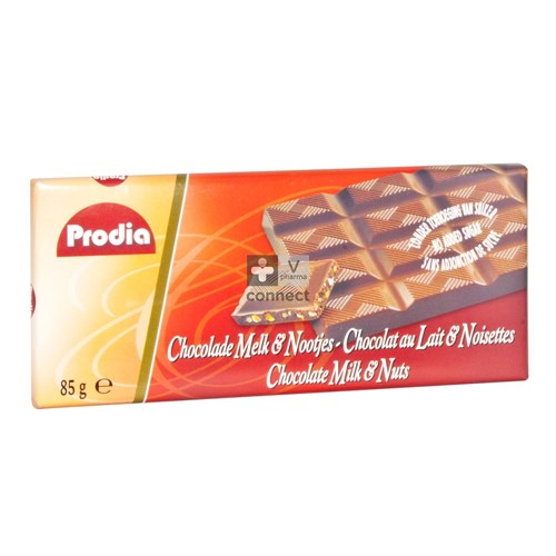 Prodia Chocolade Melk Noten 85g 5462 Revogan