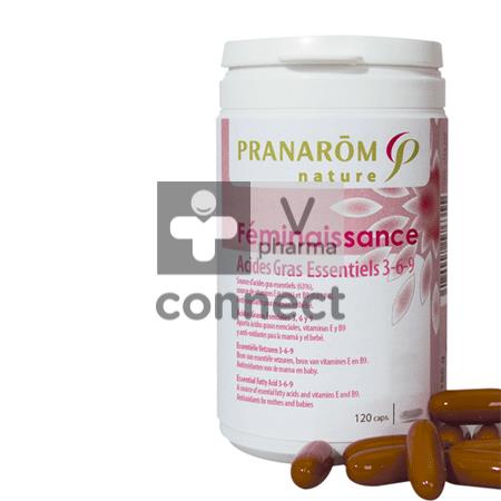 Pranarom Feminaissance Acides Gras Essentiels 3-6-9   120 Capsules