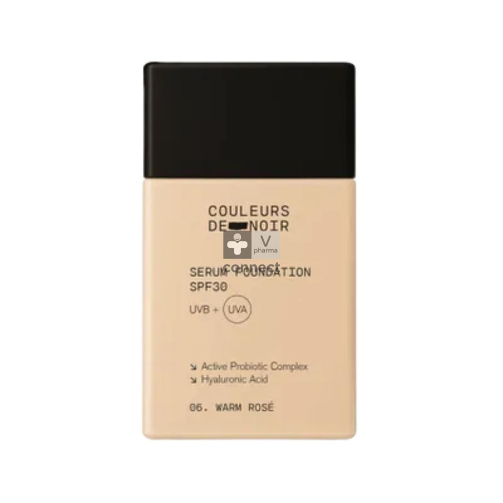 Couleurs De Noir Ser. Fdt Spf30 06 Warm Rose 30ml