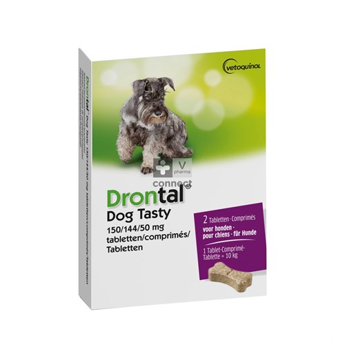 Drontal Tasty Bone 150/144/5mg 10kg Dog Comp 2