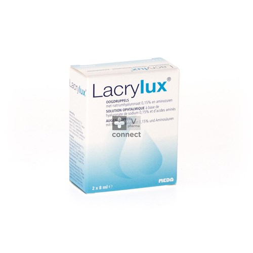 Lacrylux Collyre Fl 2x8ml