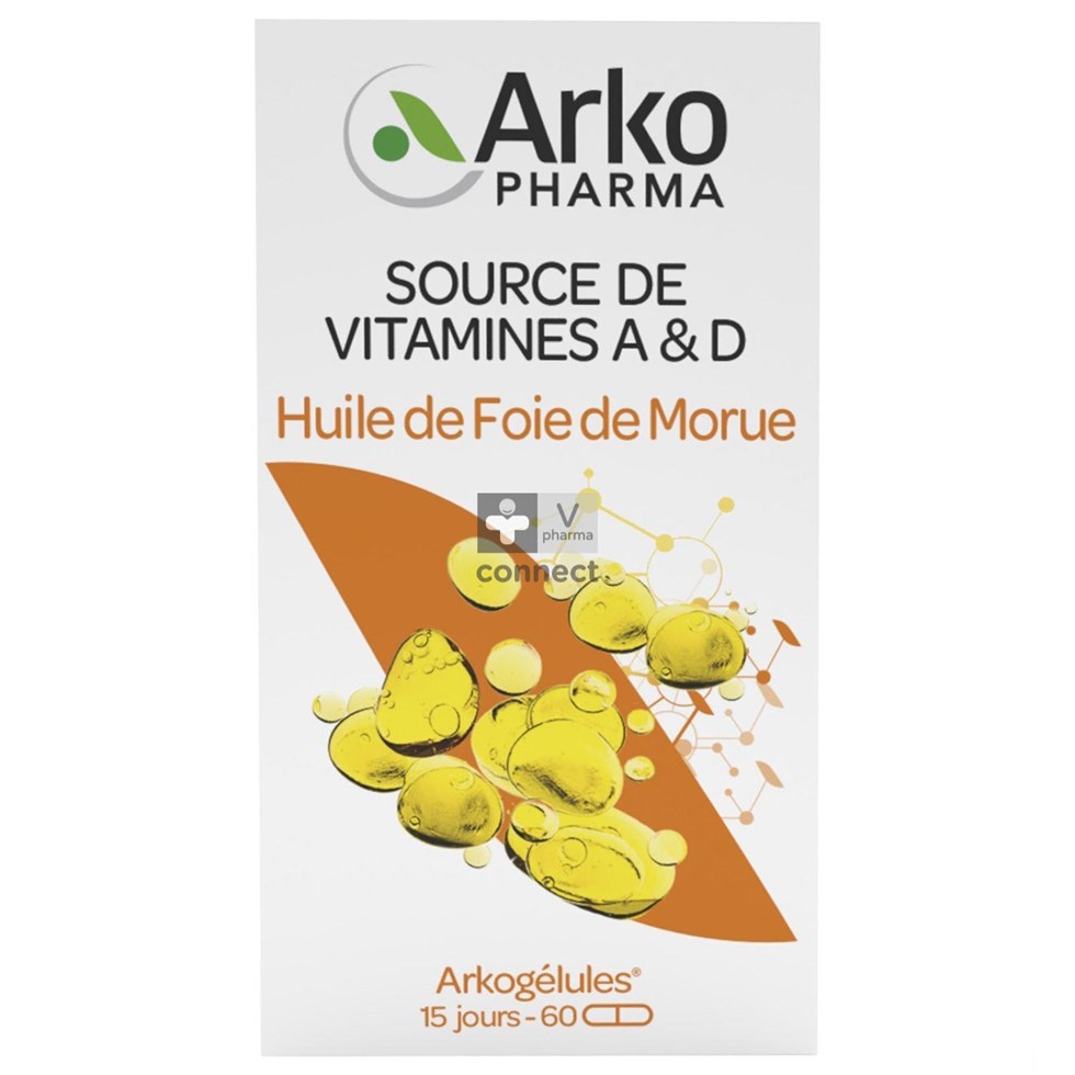 Arkocaps Levertraanolie 60 capsules