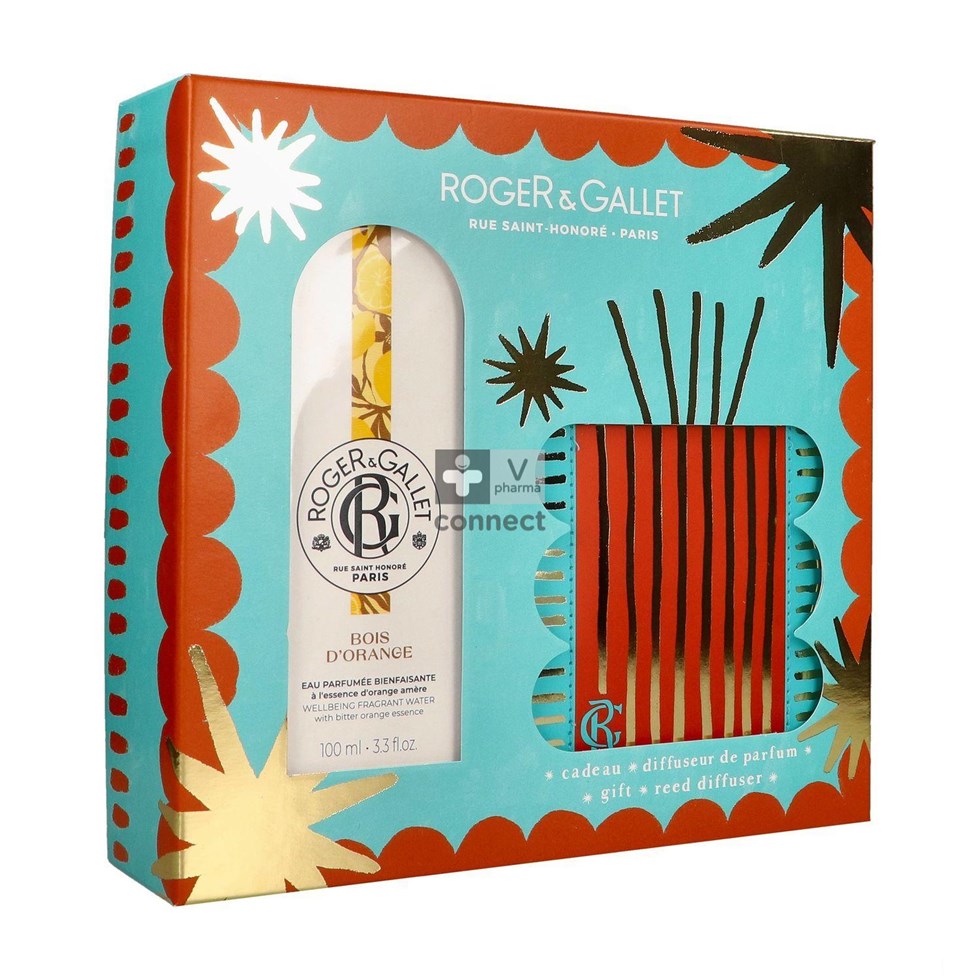 Roger Gallet Coffret Eau Parfum Bois Orange 100Ml + Diffuseur