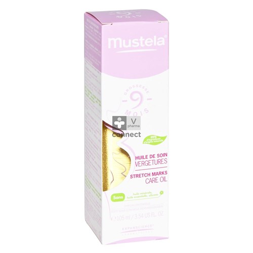 Mustela 9 Mois Huile de Soin Vergetures 105 ml