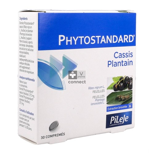 Phytostandard Cassis/Plantain 30 Comprimés