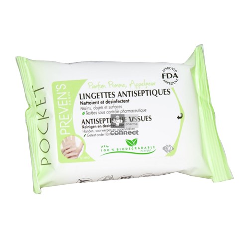 Preven's Lingette Antiseptique Pomme