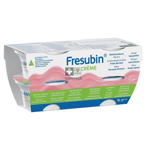 Fresubin Db Crème Fraise des Bois 4X125 g