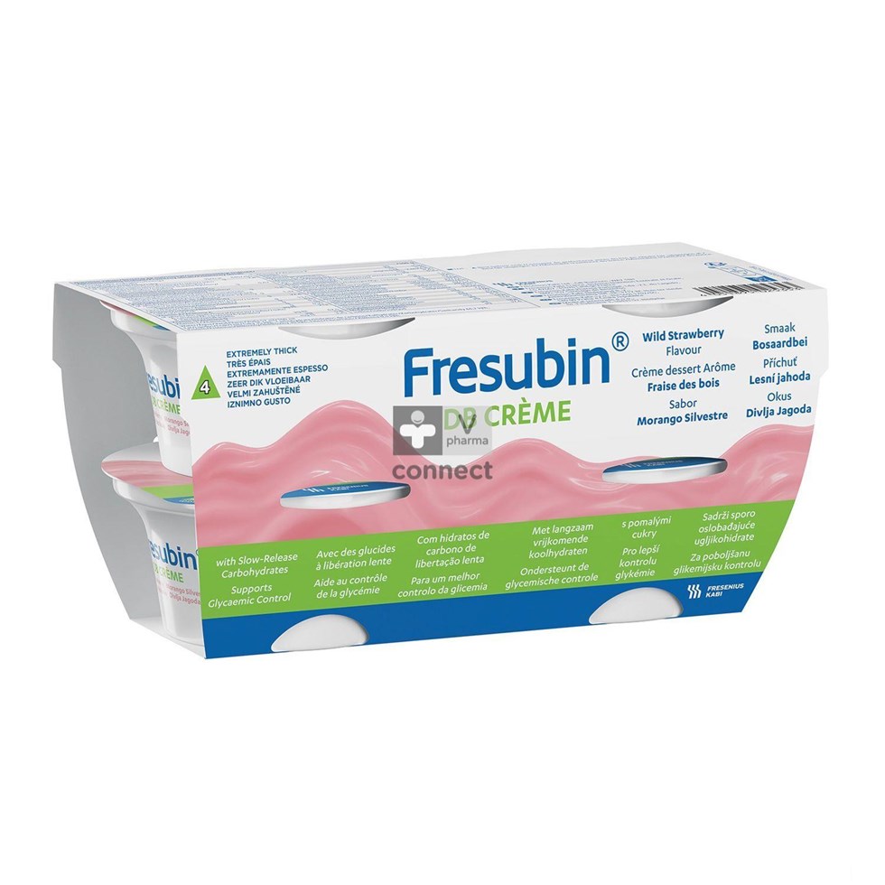 Fresubin Db Crème 125g Fraise Des Bois/bosaardbei