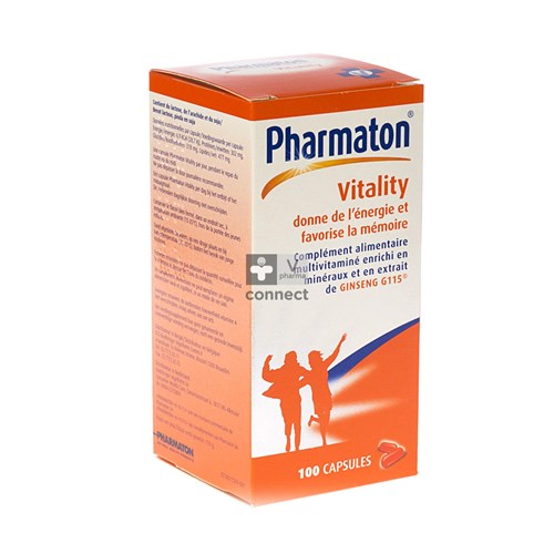 Pharmaton Vitality 100 Capsules