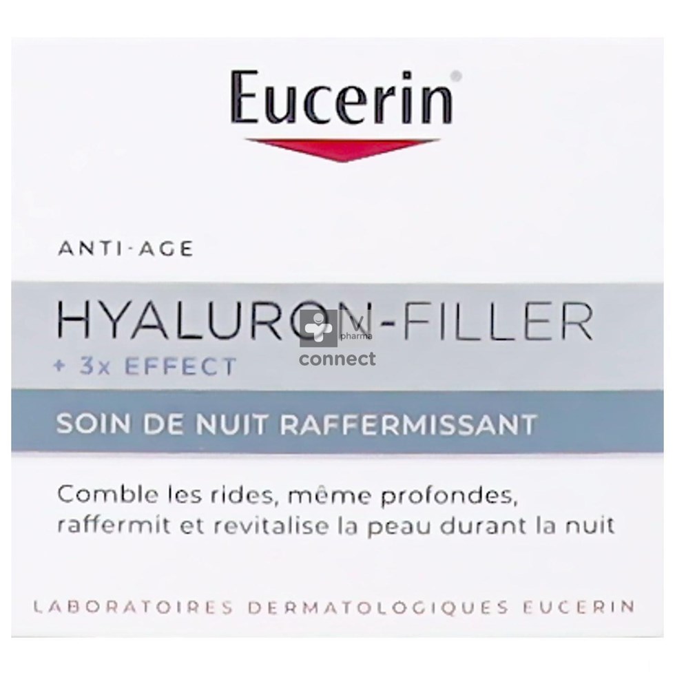 Eucerin Hyaluron Filler X3 Eff.Soin Nuit Raff.50Ml