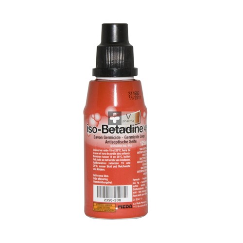 Iso-Betadine Savon Germicide 4% 125ml