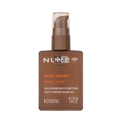 Nuxe Men Boost Huile Barbe Soin & Rasage 30 Ml