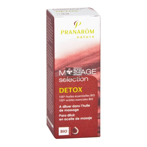 Pranarom Detox Synergie Huile Essentielle 10 ml