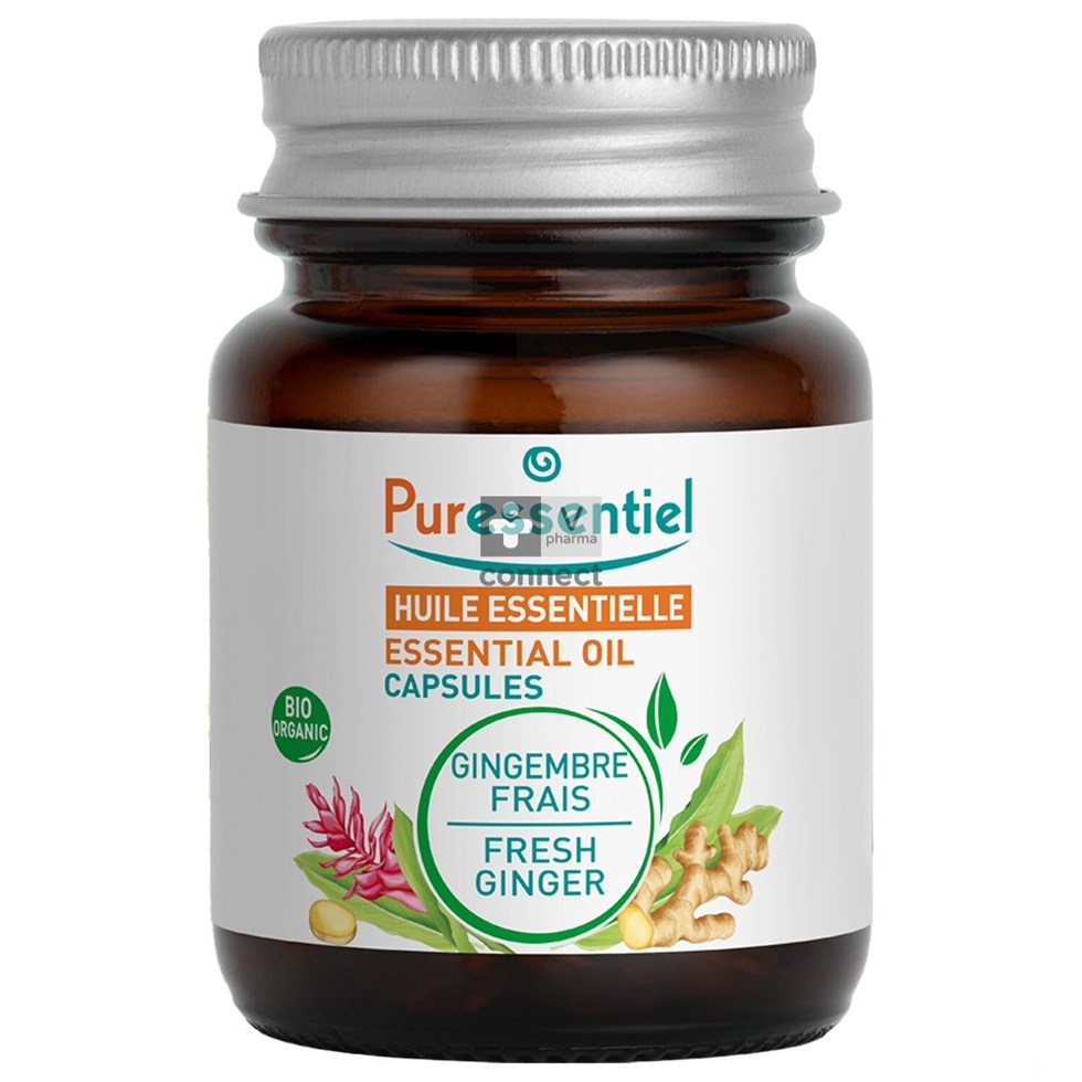 Puressentiel Huile Essentielle Gingembre Frais Bio 60 Capsules
