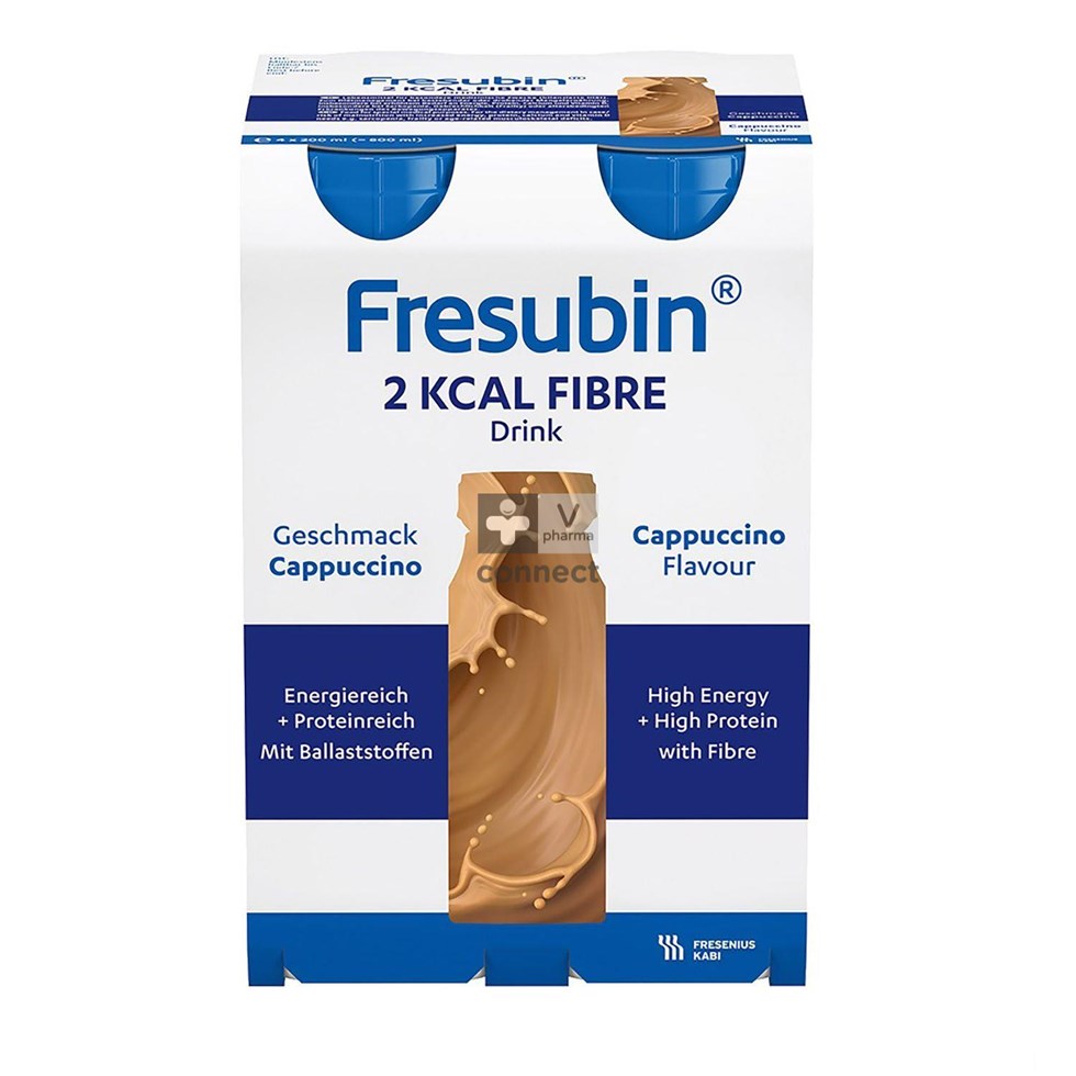 Fresubin 2 Kcal Fibre Drink 200ml Cappuccino