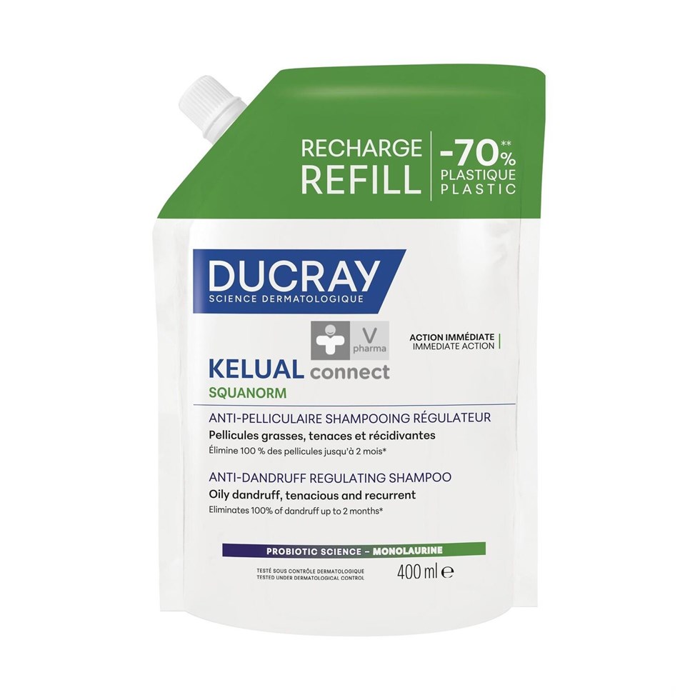Ducray Kelual Squanorm Sh Vette Schilf.refill400ml