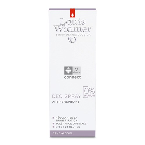 Widmer Deodorant Antiperspirant Spray Emulsion Sans Parfum 75 ml