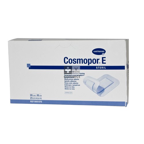 Cosmopor E Pansement Couvrant Adhesif 20 X 10 cm 25 Pieces