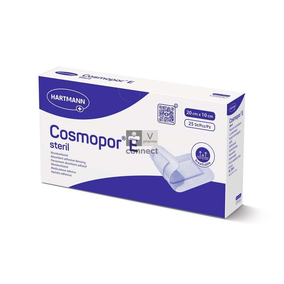 Cosmopor E Latexfree 20x10cm 25 P/s