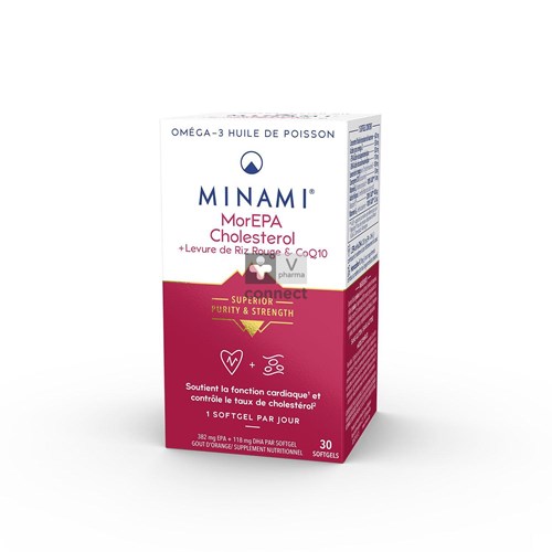 Minami Morepa Smart Fats Cholest. Pot Softgel 30