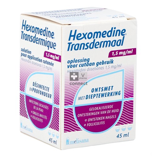 Hexomedine Sol 45ml Transcut