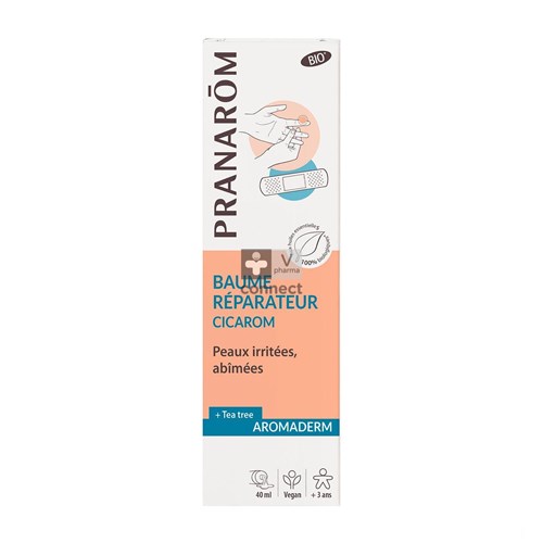 Pranarom Aromaderm Cicarom Baume Réparateur 40 ml