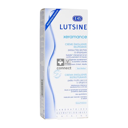 Lutsine Xeramance Creme Hydratante Sans Parfum 400ml
