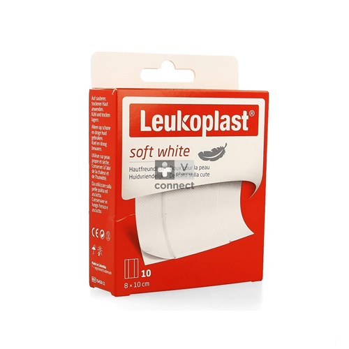 Leukoplast Soft 8 cm x10 cm 10 Pièces