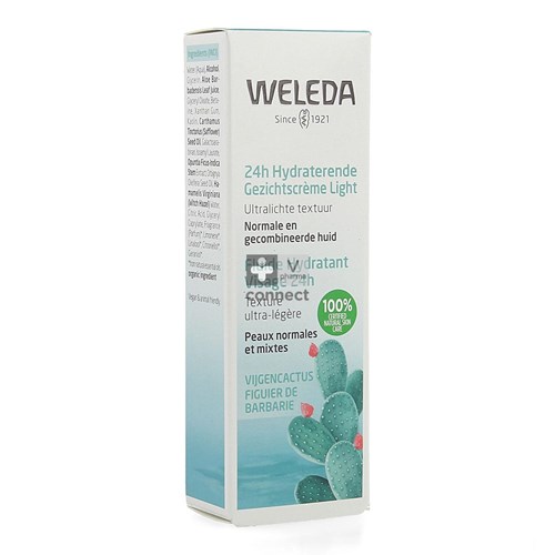 Weleda Hydra Gezichtscr 24u Light Vijgencact. 30ml