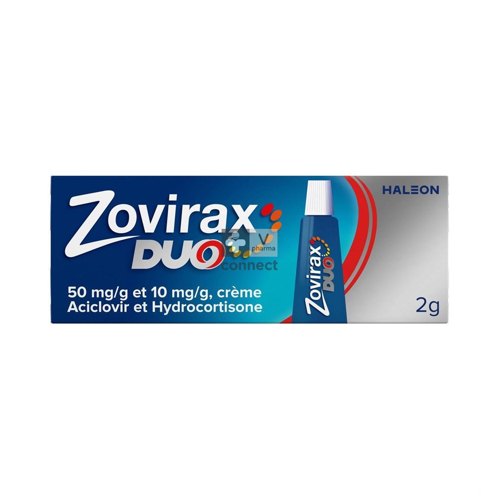 Zovirax Duo Crème 5% + 1% Tube 2gr