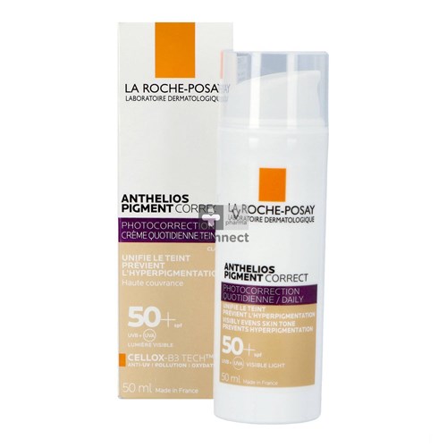 Lrp Anthelios Pigment Correct Spf50 Light 50ml