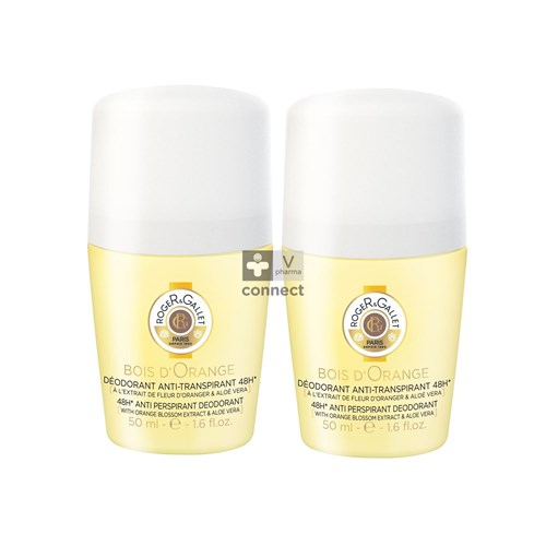 Roger & Gallet Bois D'Orange Déodorant 2 x 50 ml Prix Promo