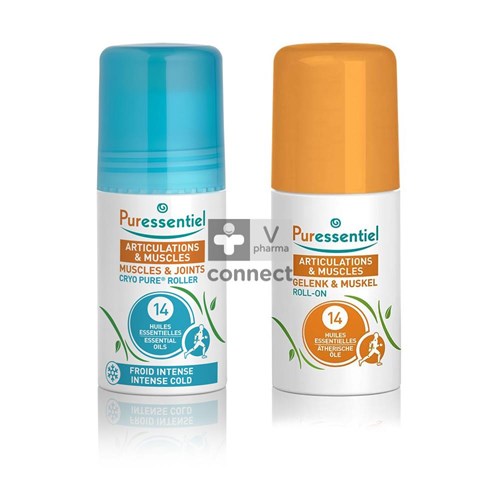 Puressentiel Articulation Roller 75 ml + Roller Cryo 75 ml Prix Promo