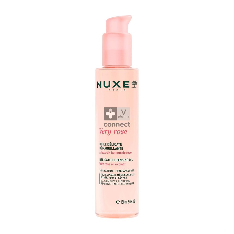 Nuxe Very Rose Huile Délicate Démaquillante 150 ml