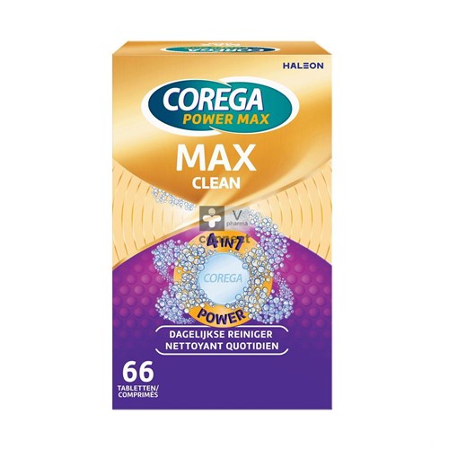 Corega Max Clean Tabl 66