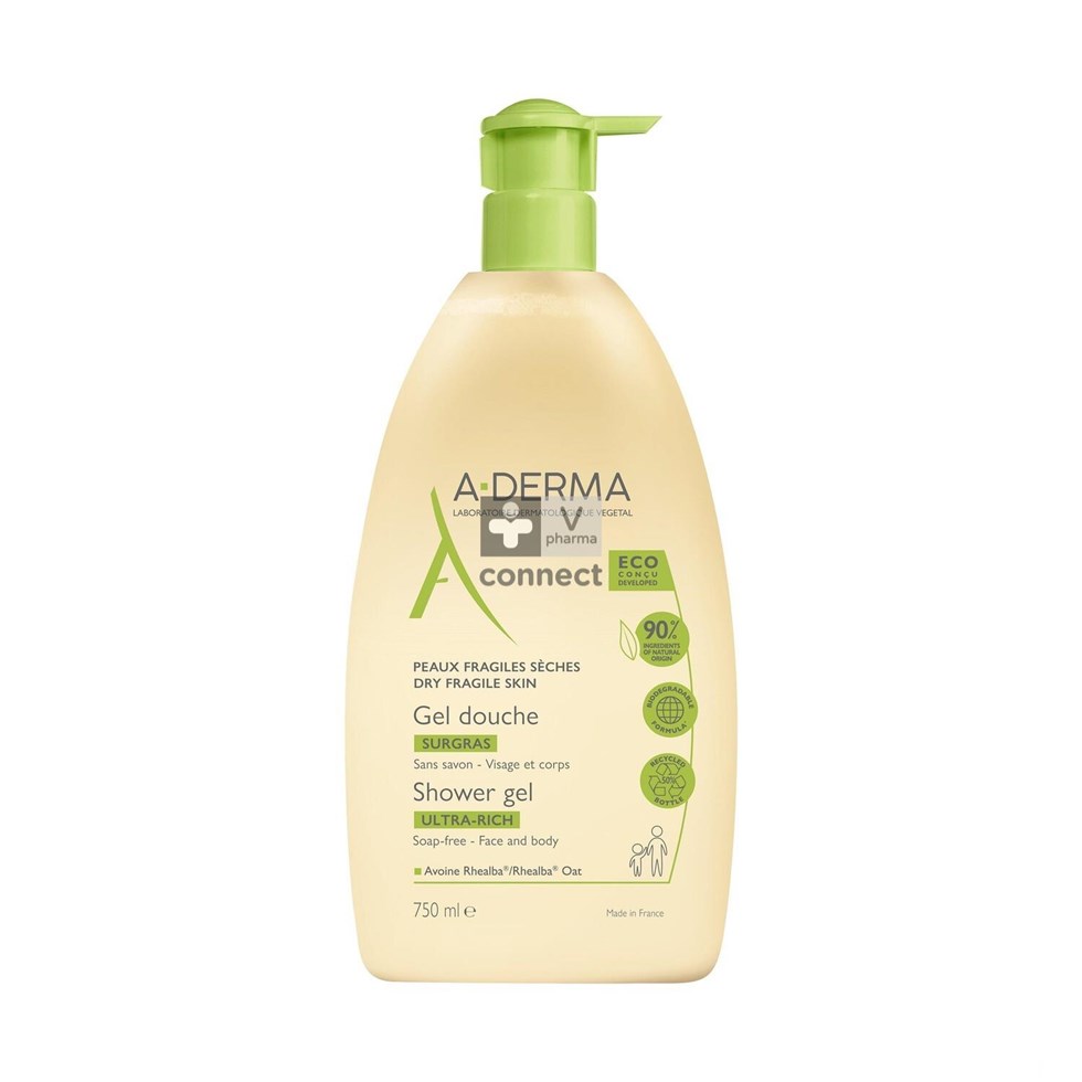 Aderma Gel Douche Surgras 750ml