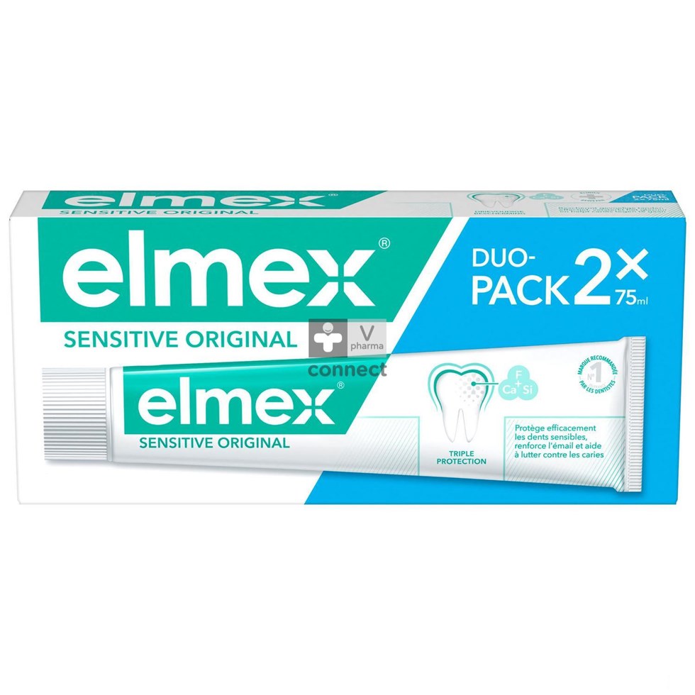 Elmex Sensitive Original Tandpasta Tube 2x75ml
