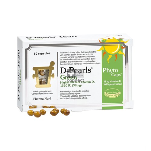 D-pearls Green 1520 V-caps 80