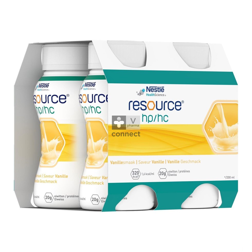 Nestlé Resource HP HC Vanille 4 x 200 ml