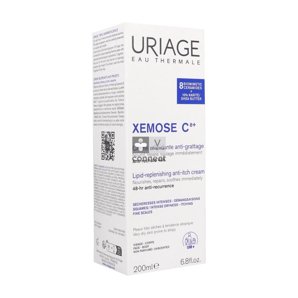 Uriage Xemose Crème Relipidante Anti-irritations 200 ml