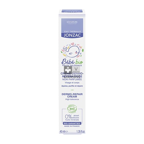 Jonzac Bébé Crème Dermo Réparatrice 40 ml