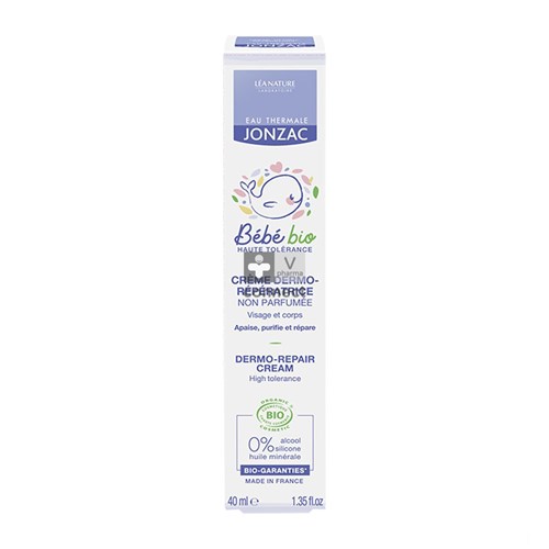 Jonzac Bébé Crème Dermo Réparatrice 40 ml