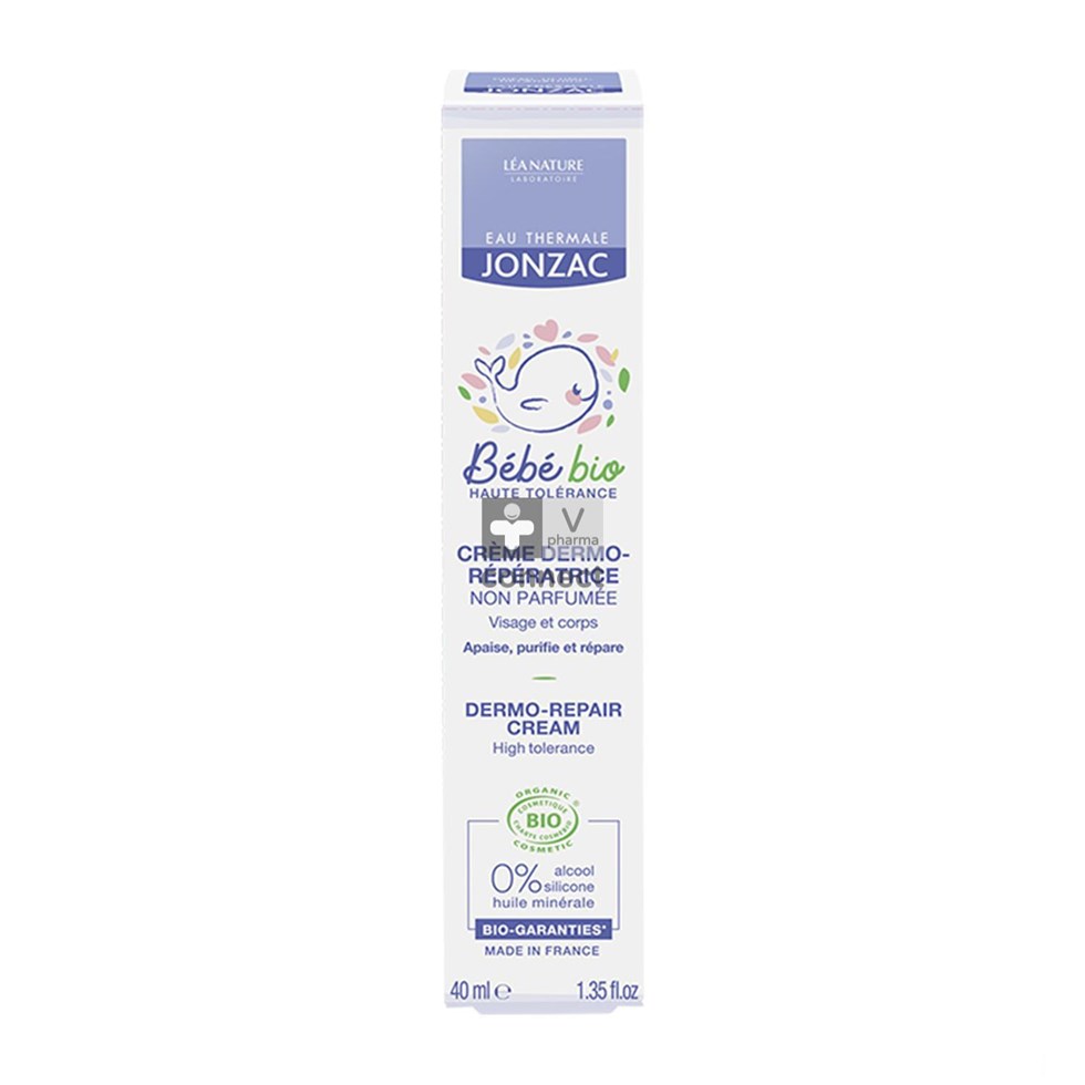 Jonzac Bébé Crème Dermo Réparatrice 40 ml