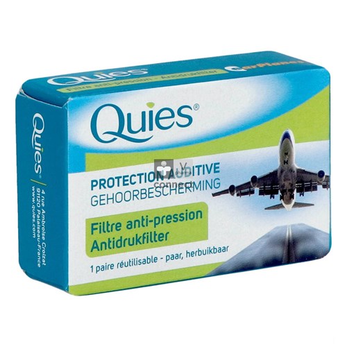 Quies Protection Auditive Earplanes Adultes 1 Paire