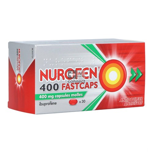 Nurofen 400 Fastcaps Caps 30x400mg