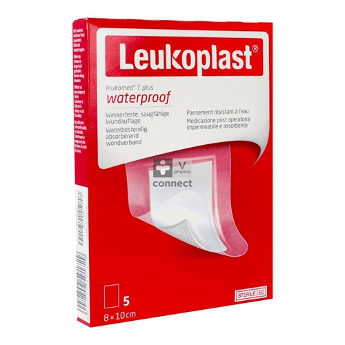 Leukomed T Plus 8 cm x10 cm 5 Pièces