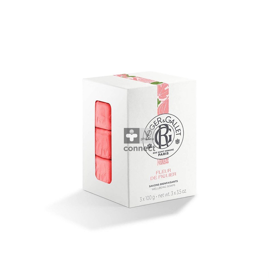 Roger & Gallet Fleur De Figuier Boite 3 Savons 100 g
