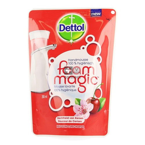 Dettol Foam Magic Douceur Cerises Recharge 200 ml