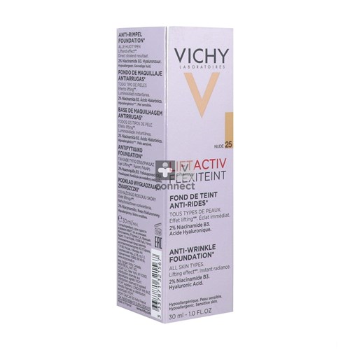 Vichy Fdt Flexilift Teint A/rimpel 25 Nude 30ml